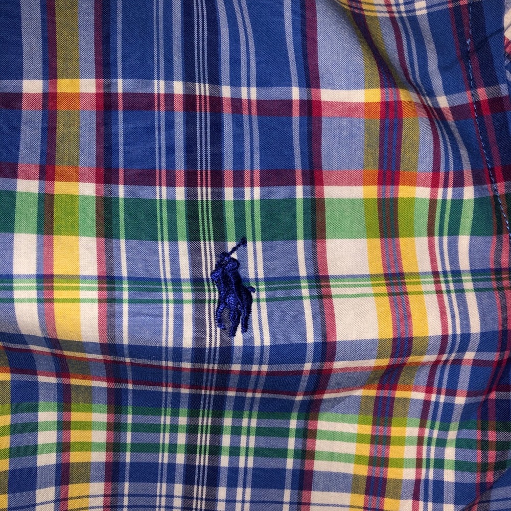 Ralph Lauren plaid polo - Picture 2 of 3